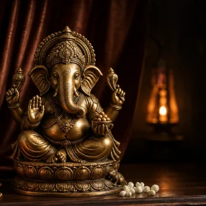 Heritage brass Ganesha idol