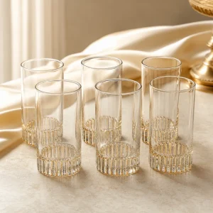Borosil 6-Piece Drinking Glass Set